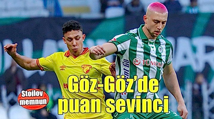 Göztepe 1 puana sevindi