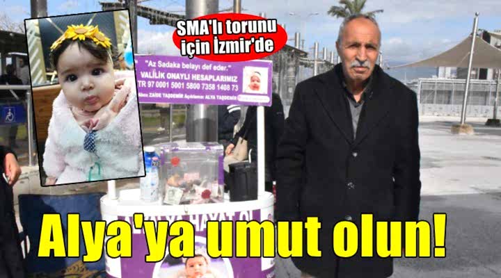SMA'lı torunu için gönüllüler ile el ele verdi