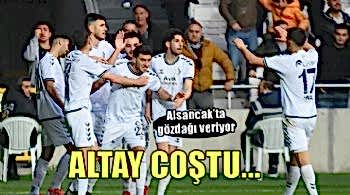 Altay, Alsancak'ta coştu