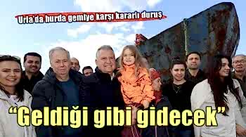 Başkan Balkan'dan net mesaj... ''Bu gemi geldiği gibi gidecek''